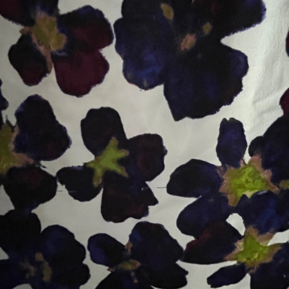 GUC ANN TAYLOR Floral Sleeveless Top With Bow Size M - Reduced Price ! - Picture 7 of 7